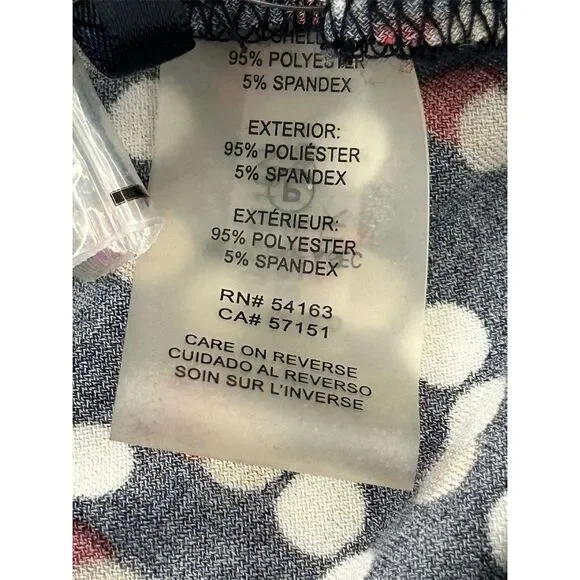 Tommy Hilfiger Women's Polka Dot Button-Up Shirt Size S Multicolor - Picture 5 of 7